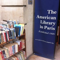 Photo taken at American Library in Paris by K on 7/28/2012