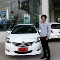 Photo taken at Toyota Bangkok by Jo A. on 5/24/2012