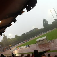 Photo taken at Stadion Ratingen by Funkateer on 8/14/2012