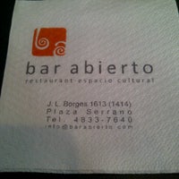 Photo taken at Bar Abierto by Fernando C. on 7/8/2012