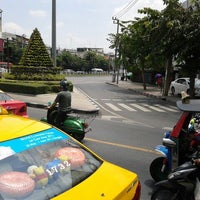 Photo taken at BMTA Bus Stop Suksanari School by C A. on 5/22/2012
