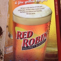 Photo taken at Red Robin Gourmet Burgers and Brews by Lisa M. on 5/14/2012