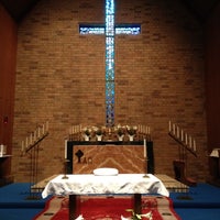 Photo taken at Christ Church Lutheran by Travis A. on 4/8/2012