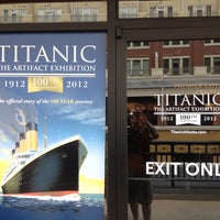 Photo taken at Titanic: The Artifact Exhibition by Andrew R. on 8/26/2012