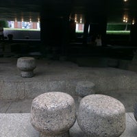 Photo taken at Herzog &amp;amp; de Meuron and Ai Weiwei Serpentine Summer Pavilion by AT on 8/20/2012