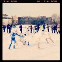 Photo taken at Каток &amp;quot;Крылья советов&amp;quot; by Yulia K. on 2/19/2012