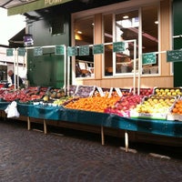 Photo taken at Marché Mouffetard by William F. on 5/25/2012