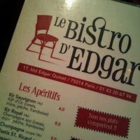 Photo taken at Le Bistro d&amp;#39;Edgar by Judith C. on 6/30/2012