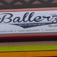 Photo taken at Ballerz Barbershop by Pink Sugar Atlanta N. on 7/14/2012