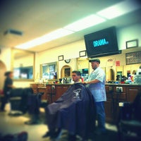 Photo taken at Manny&amp;#39;s Barber Shop by Eric G. on 7/2/2012