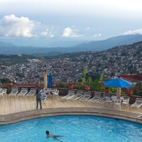 Photo taken at Hotel Montetaxco by Rodrigo C. on 9/1/2012