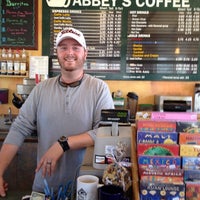 Photo taken at Abbey&amp;#39;s Coffee by Michael O. on 4/9/2012