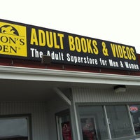 Photo taken at Lion&amp;#39;s Den Adult Superstore by Jillian B. on 3/23/2012