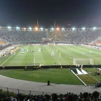 Photo taken at Estádio Municipal Paulo Machado de Carvalho (Pacaembu) by Claudio S. on 9/9/2012