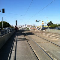 Photo taken at MUNI Metro Stop - San Jose &amp;amp; Randall by Rosemarie M. on 3/22/2012