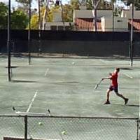 Photo taken at Racquet Club of Irvine by Craig K. on 2/5/2012