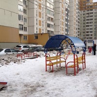 Photo taken at Детская площадка домов 40 и 42 by Anton D. on 4/1/2012