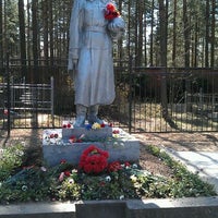 Photo taken at Воинское кладбище &amp;quot;Осиновая роща&amp;quot; by Ксения С. on 5/9/2012