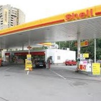 Photo taken at Shell by Joel B. on 4/19/2012