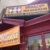 Photo taken at Meskerem Ethiopian Restaurant by Jade R. on 5/26/2012