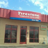 Photo taken at Firestone Complete Auto Care by Tim Hobart M. on 3/17/2012
