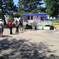 Photo taken at The Purple Carrot Truck by Cindy K. on 7/12/2012