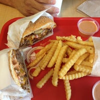 Photo taken at Lobby&amp;#39;s Beef-Burgers-Dogs by Ellen S. on 6/4/2012