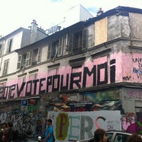 Photo taken at Rue des Trois Frères by Pierre M. on 7/14/2012