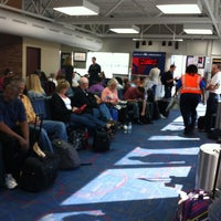Photo taken at Gate A10 by Tim P. on 4/25/2012