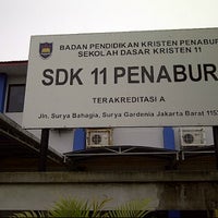 Photo taken at SDK 11 PENABUR Jakarta by Andra A. on 3/14/2012