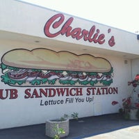 Photo taken at Charlie&amp;#39;s Sub Sandwich Station by Daisy T. on 5/5/2012