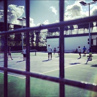 Photo taken at Pasir Ris Tennis Courts by Jackie C. on 7/21/2012