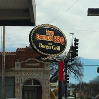 Photo taken at Two Brothers BBQ &amp;amp; Burger Grill by JPM on 2/23/2012