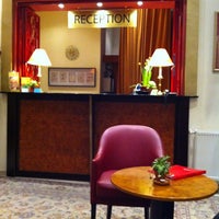 Photo taken at Resonanz Hotel Vienna by Carolina C. on 3/23/2012
