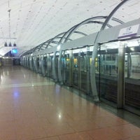 Photo taken at Métro Pyramides [7,14] by Olivier G. on 8/15/2012