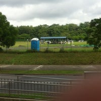 Photo taken at Fernvale Cricket Ground by Firdaus J. on 3/3/2012