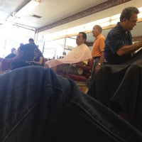 Photo taken at Angelo&amp;#39;s Barber Shop by David on 6/26/2012