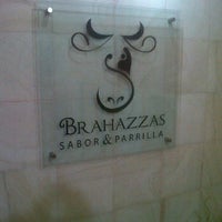 Photo taken at BRAHAZZAS Sabor &amp;amp; Parrilla by Raul C. on 4/17/2012