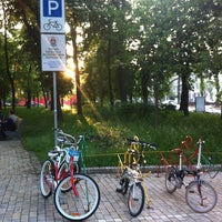 Photo taken at Перша київська велосипедна парковка by Katarina B. on 5/10/2012