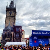 Photo taken at Hyundai Fan Park, Praha by Shaheen A. on 6/15/2012