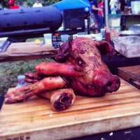 Photo taken at Meatopia 2012 Randall&amp;#39;s Island by Sara A. on 9/9/2012