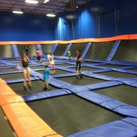 Photo taken at Sky Zone by Grant H. on 8/18/2012