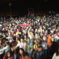 Photo taken at Arena Central - V Jamboree Nacional - RJ by Lia N. on 7/18/2012
