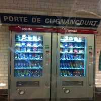 Photo taken at Métro Porte de Clignancourt [4] by Jimmy M. on 4/10/2012