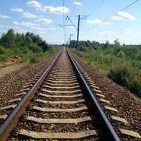 Photo taken at Платформа 75 км by Мария С. on 7/9/2012