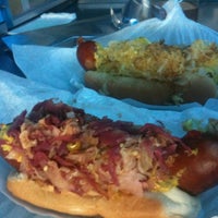 Photo taken at The WIEN Hot Dog Truck by Rachel L. on 2/16/2012