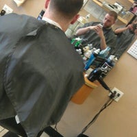Photo taken at Esentuals BarberShop by Steven G. on 4/3/2012