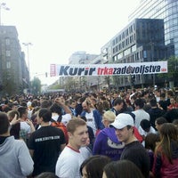Photo taken at Beogradski maraton by Vladimir T. on 4/22/2012