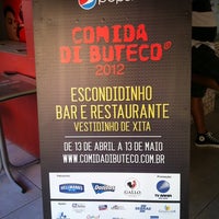 Photo taken at Escondidinho Bar e Restaurante by Lara P. on 4/22/2012