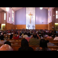 Photo taken at St. Genevieve Catholic Church by Dustin Jessie M. on 5/13/2012